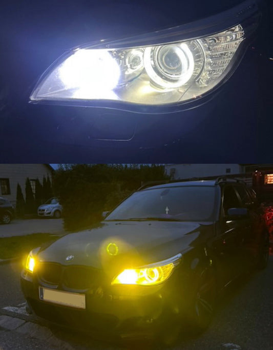 BMW H8 Zweifarbig Angel Eyes mit Handyapp