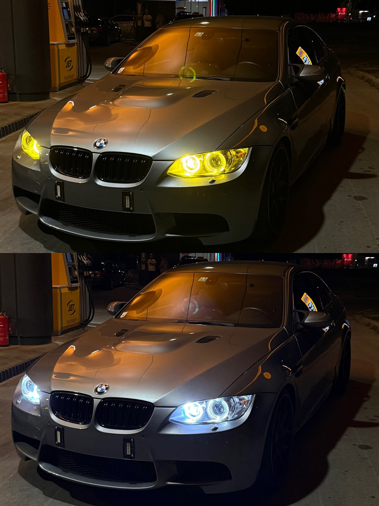 BMW H8 Zweifarbig Angel Eyes mit Handyapp