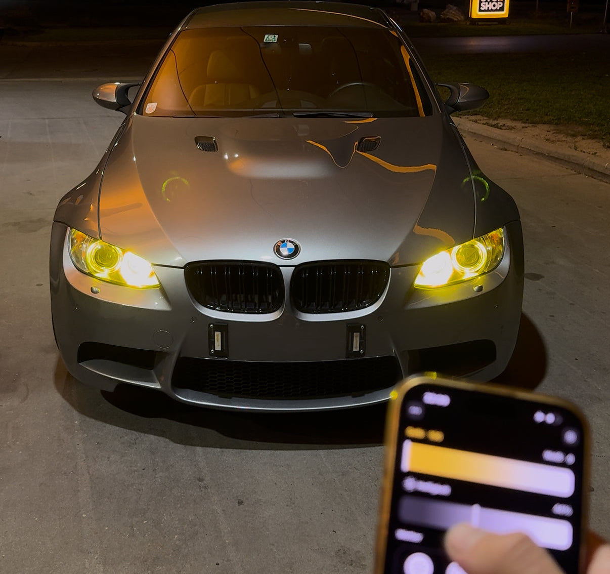 BMW H8 Zweifarbig Angel Eyes mit Handyapp