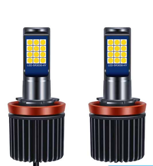 Zweifarbig Weiß-Gelb Strobefunktion LED Nebelscheinwerferlampen